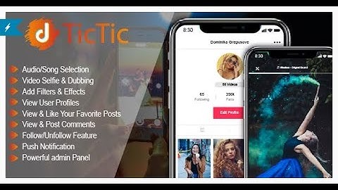 TicTic   IOS media app for creating and sharing short videos