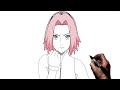 How To Draw Sakura | Step By Step | Naruto