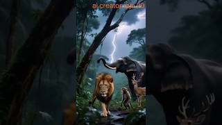 #lion animalcute gaavjungle animal volg videos #trendingshorts #shortsviral #ai #tiger #lion