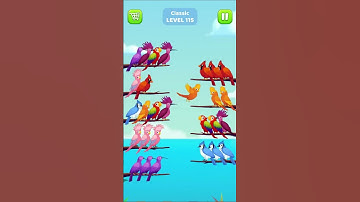 BIRD SORT PUZZLE I  LEVEL 115 I Shorts