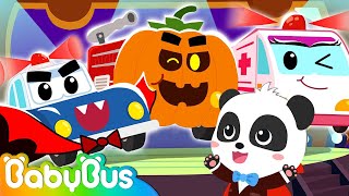 Fire Truck, Police Car, Ambulance at Halloween Party 🚓 🚑 🚒 | Nursery Rhymes | Kids Songs | BabyBus