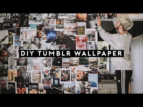Diy Tumblr Wallpaper Faux Wallpaper Accent Wall 2018 Lone