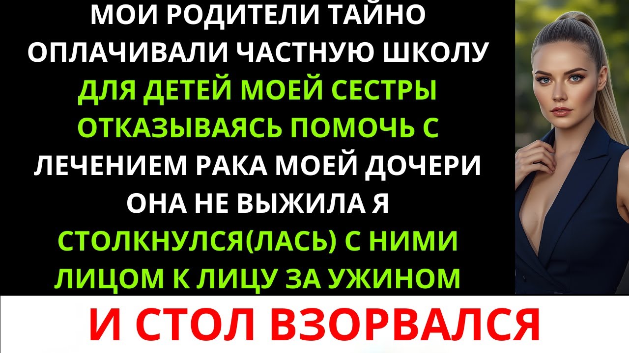 Мои родители тайно оплачивали частную школу детям моей сестры, отказываясь помочь с…
