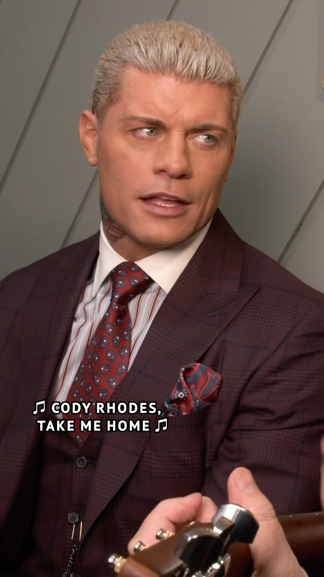 #CodyRhodes, take me home ? #FallonTonight #JimmyFallon #WWE