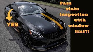 Can you pass state inspection with window tints IT DEPENDS