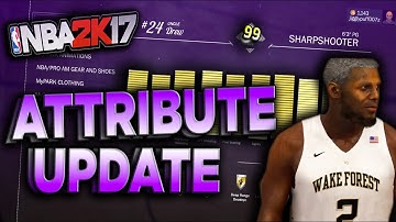 NBA 2K17 ATTRIBUTE UPDATE #1!!! BEST NBA ANIMATIONS AND SIGNATURE STYLES MOVES!! NBA 2K17 MYCAREER!