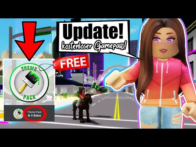 NEW Brookhaven UPDATE Theme Pack Gamepass มีมูลค่า 750 robux หรือไม่ Roblox  Brookhaven 🏡RP - BiliBili