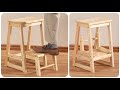 How to Make Folding Step Stool || DIY Ladder Chair || Polkilo