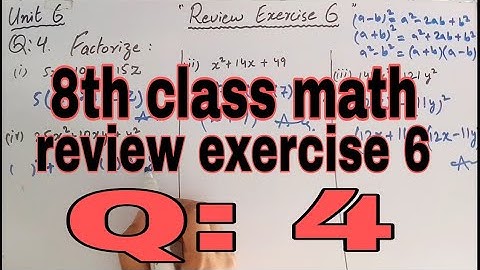 8th Class Math | Unit 6 | Review exercise 6 Question 4 | Sindhtext