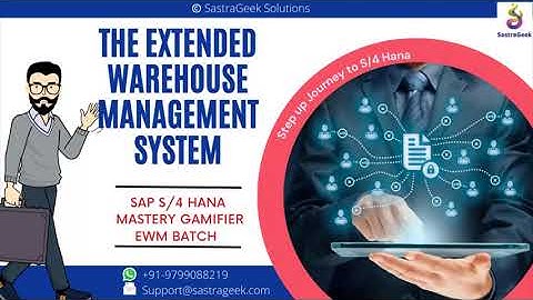 The Extended Warehouse Management System || SAP EWM  by Mr. Naidu