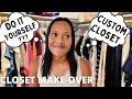 CLOSET MAKEOVER  MONEY| DIY Options VS Custom Closet Prices (and How Much I&#39;m Willing to Pay)