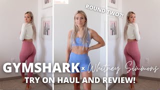 It's giving butter 🧈 try on haul of the new Whitney Simmons x Gymshar