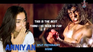 ANNIYAN SPLIT PERSONALITY FIGHT SCENE Reaction | Rachel | The best thing I've seen so far!