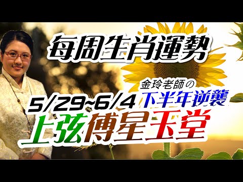 2023生肖運勢週報｜5/29-6/4｜金玲老師｜測字：下半年有沒有逆襲的機會?（有字幕）
