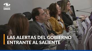 Equipo de Abelardo de la Espriella expuso ocho alertas identificadas en proceso de empalme