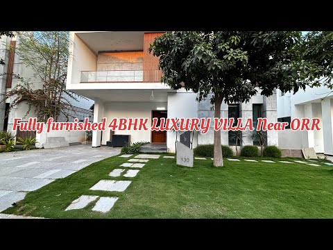 4BHK Premium Luxury Fully Furnished Villa Hyderabad | Mokila | Gated Community | +919948200355