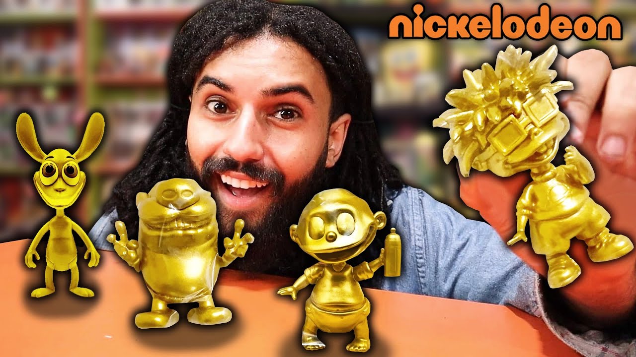 Nickelodeon Released New Rare Golden Character Toys.. I Got All Of Them!