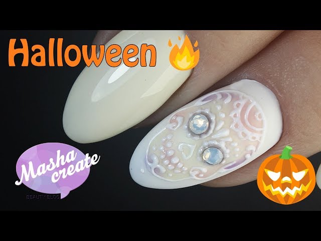 Дизайн гель-лаком на Halloween 2018 | Как не стать жертвой своего маникюра после праздника =)