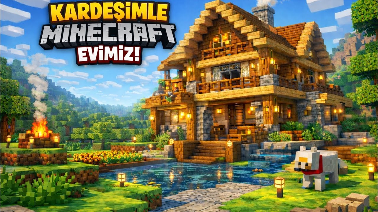 Kardeşimle ev yaptık