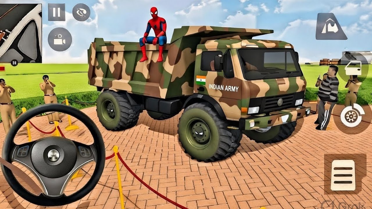 Indian Thift Auto Simulator Indian Showroom Purchase Modify spider-man & Car Game