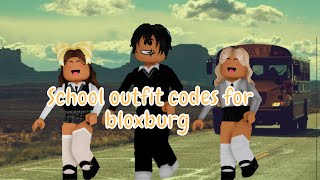 School uniform  codes for Bloxburg | Roblox