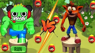 لعبة Tag With Ryan Combo Panda ضد Crash Bandicoot: On the Run سباق جديد شاهد من سيفوز في هذه اللعبة screenshot 5