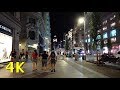 WALK TOUR NOCHE GRAN VIA, CALLAO (4K) MADRID - ESPAÑA 4K