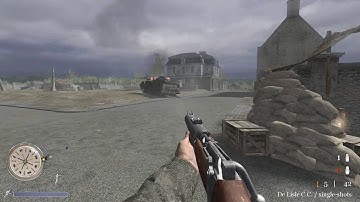 CoD2 B2F patch 1.1 - De Lisle ADS fire