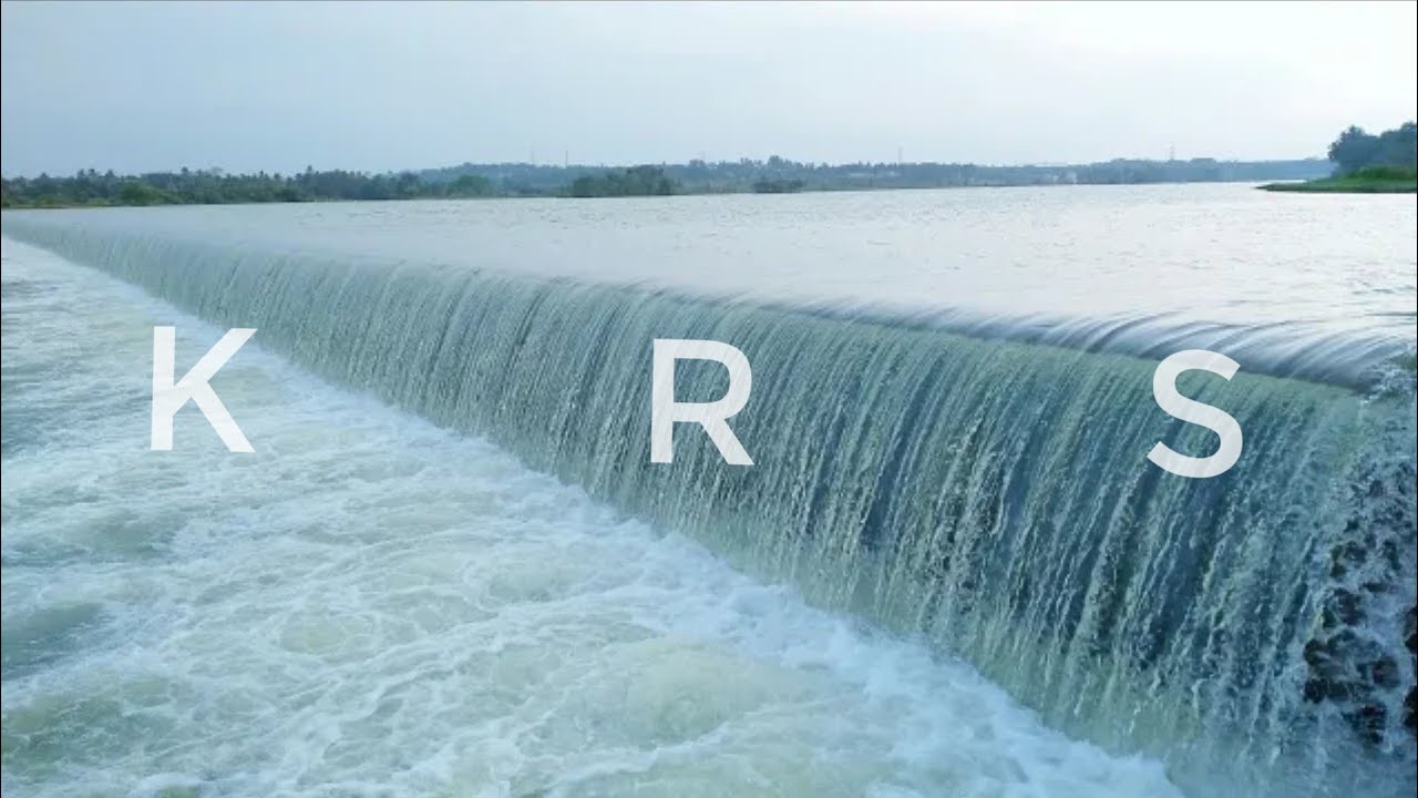 KRS Dam full 2018 | Excess of water at kolbavi | Krishnaraja Sagara Dam