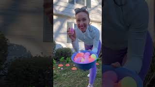 GLOW IN THE DARK EASTER EGG HUNT🥚🐰 #easter #familyfun
