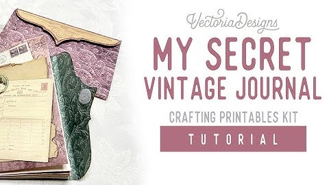 Envelope Notebook and Slipcase | TUTORIAL | Free Printable Templates