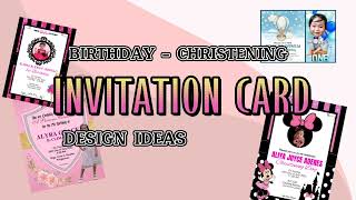 Invitation Card Design Ideas for Birthday, Christening, and Debut screenshot 5