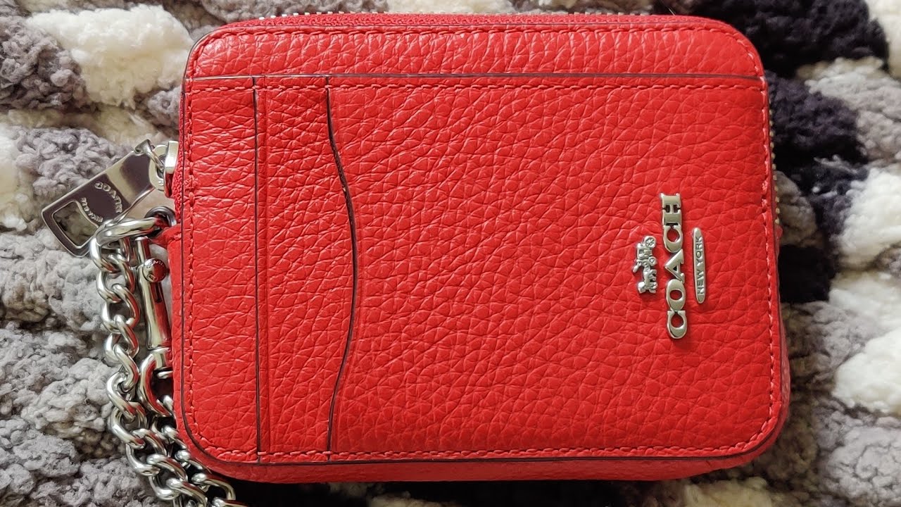 The Adorable and Functional COACH ZIP CARD CASE