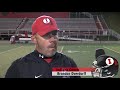 Post game interview with  Indiana  Brandon Overdorff  Indiana vs. Laurel Highlands  Oct  18, 2019