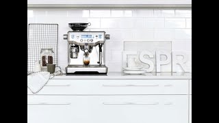 Breville Oracle Automatic Espresso Coffee Machine BES980BSS⎮Making a Latte
