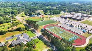 4K Aerial Drone footage-Evening views of Alpharetta,GA@AzariaAerialsLLC