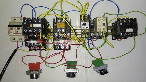 REVERSE FORWARD STAR DELTA STARTER CONTROL WIRING CONNECTION