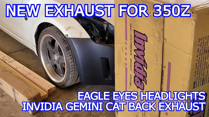 NEW EXHAUST! Invidia Gemini exhaust - 350z Upgrade - Dad Life