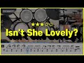 Isn't She Lovely? - Steve Wonder (★★★☆☆) Pop Drum Cover