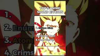 Top 5 Anime Sound Effects