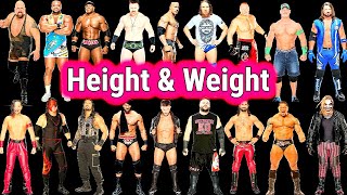 Wwe Wrestling 35 Superstars Height Weight 