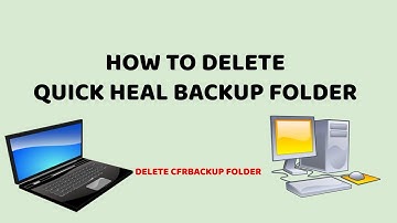 How to Delete Quick Heal Backup Folder | Delete cfrbackup Folder | Tutorial In Hindi | DR technology