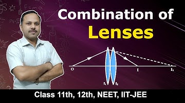Combination of lenses | Ray Optics | 12th Physics #cbse