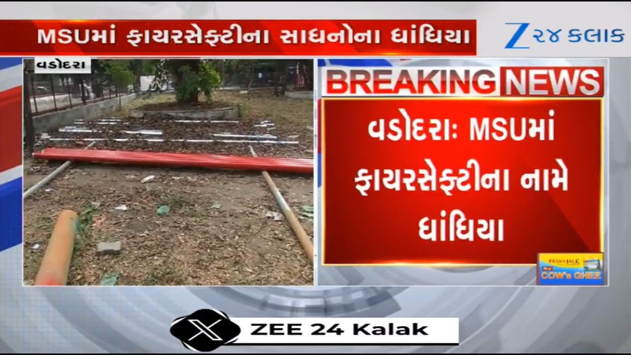 No grant from Gujarat govt for installation of fire safety equipment in Vadodara's MS University