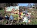 Kyle Buckland Plein Air Oil Painting Demonstration demo Beginner Art Lesson #3