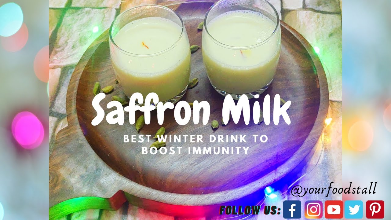 How to make Saffron Milk | Saffron Milk Recipe | Saffron Milk Kaise Banaye | Yourfoodstall | Your Food Stall