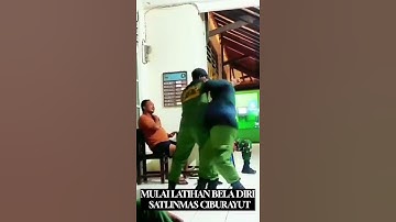 ADEGAN BERBAHAYA PELATIHAN BELA DIRI LINMAS   || #Short #AlparisProject-46