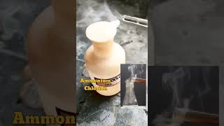 NH3 + HCl Ammonia reacts with HCl