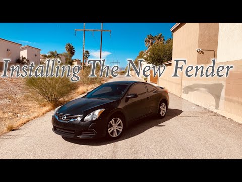 How To: Remove & Replace A Front Fender 2008 – 2013 Nissan Altima | DIY Vlog