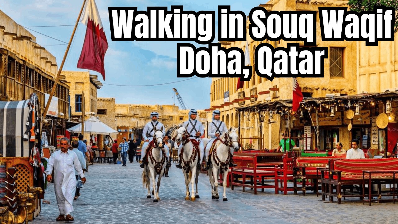 Walking Through Souq Waqif, Doha 🇶🇦 | The Heart of Qatar’s Culture
